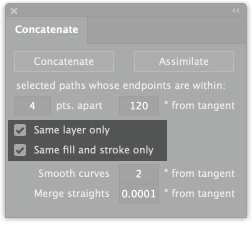 Concatenate panel