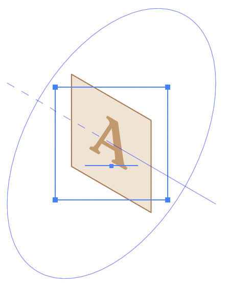 transform object at axo left orientation