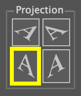 left project button