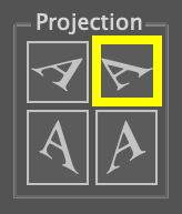 left project button