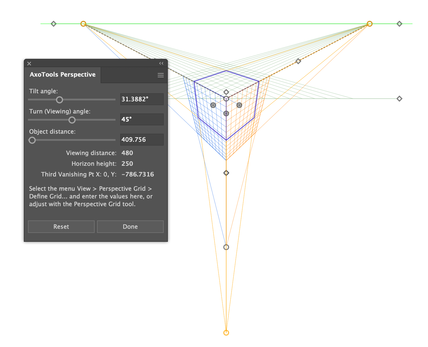 annotations with grid tool