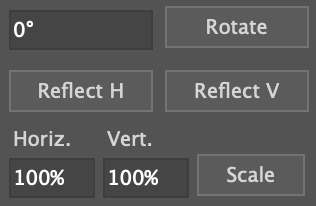 perspective panel transform controls