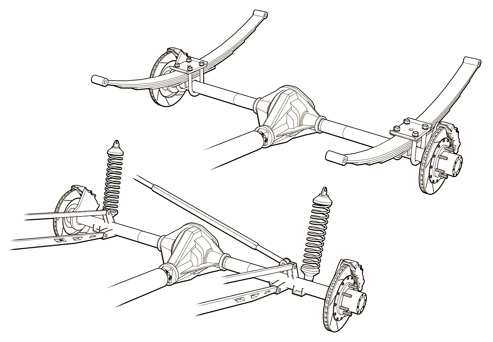 suspension drawing