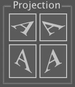 AxoTools Projection buttons
