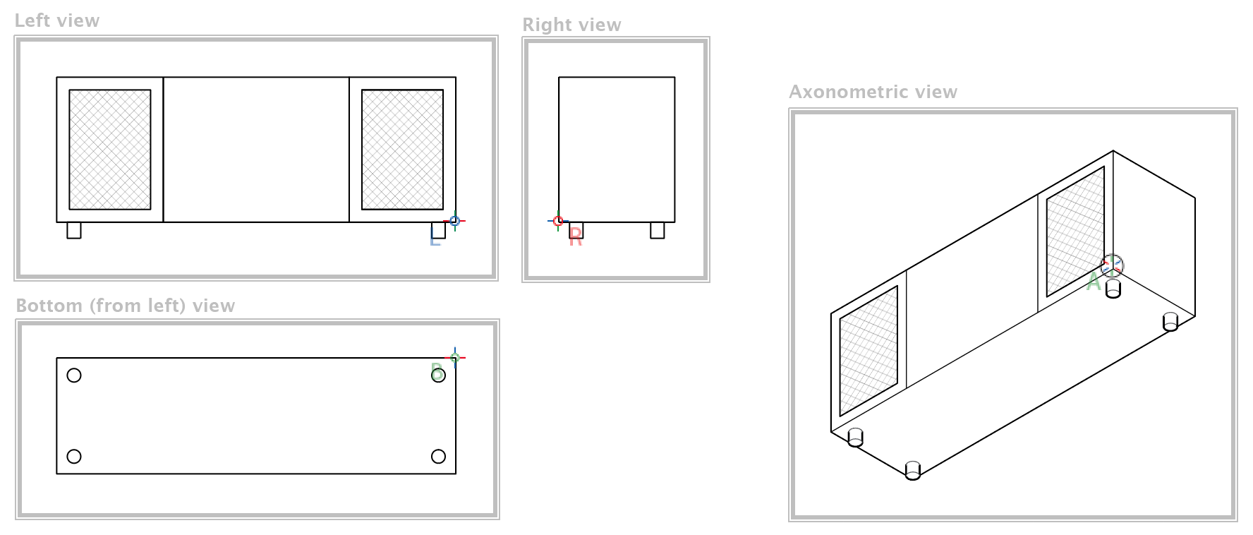 stereo view below