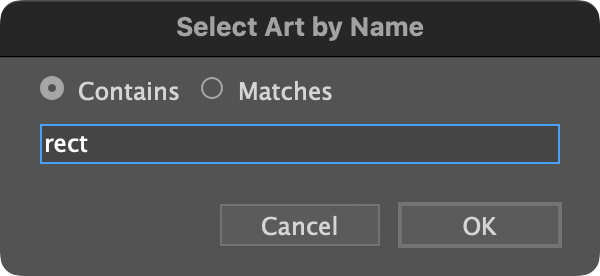 Select Menu select art by name