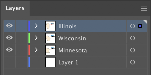 TextSync example Layer's panel